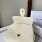 Replica Triomphe leather handbag Celine White in Leather - 34309429