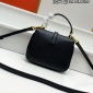 Replica Emporio Armani - Leather Shoulder Bag, 100% Bovine leather, Black, Size: OneSize