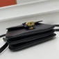 Replica Emporio Armani - Leather Shoulder Bag, 100% Bovine leather, Black, Size: OneSize