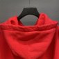 Replica Balenciaga Hoodie Destroyed in Red