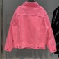 Replica Balenciaga Jacket Large Fit in Pink