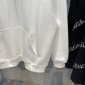 Replica Balenciaga Hoodie Logo Medium Fit in White