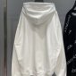 Replica Balenciaga Hoodie Logo Medium Fit in White