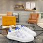Replica Time out leather trainers Louis Vuitton