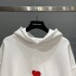 Replica Balenciaga Hoodie Logo Medium Fit in White