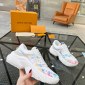 Replica Louis Vuitton White Monogram Leather Beverly Hills Sneakers