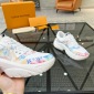 Replica Louis Vuitton White Monogram Leather Beverly Hills Sneakers