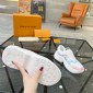 Replica Louis Vuitton White Monogram Leather Beverly Hills Sneakers