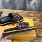 Replica Pool pillow cloth mules Louis Vuitton Brown