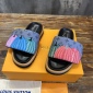 Replica LOUIS VUITTON 2023 Platform Designer Slipper