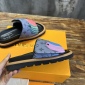 Replica LOUIS VUITTON 2023 Platform Designer Slipper