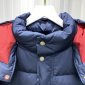 Replica Moncler Down Jacket White Duck Down in Blue