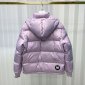 Replica Moncler Down Jacket White Duck Down in Purple