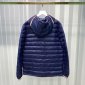 Replica Moncler Down Jacket White Duck Down in Blue