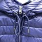 Replica Moncler Down Jacket White Duck Down in Blue