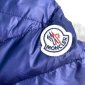 Replica Moncler Down Jacket White Duck Down in Blue