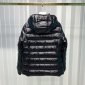 Replica Moncler Down Jacket White Duck Down in Black