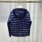 Replica Moncler Down Jacket White Duck Down in Blue