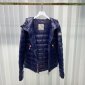 Replica Moncler Down Jacket White Duck Down in Blue