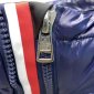 Replica Moncler Down Jacket White Duck Down in Blue