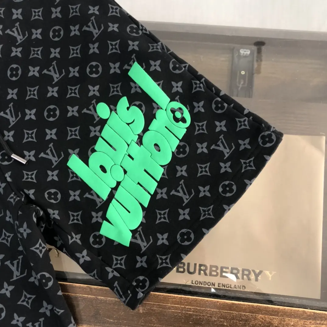 Louis Vuitton Monogram Shorts Black Casual - Image 7