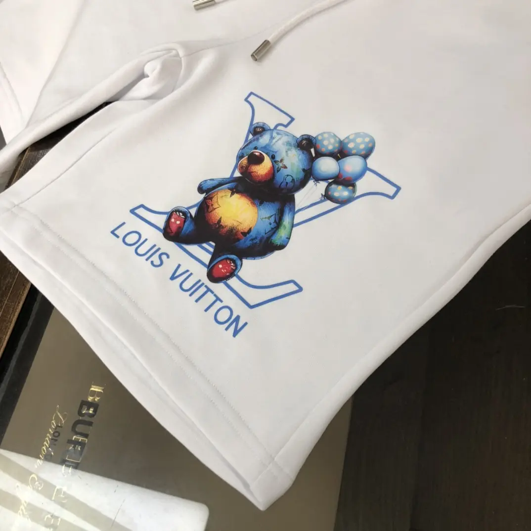 Louis Vuitton Summer Shorts White Bear Print - Image 8
