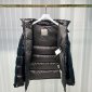 Replica Moncler Down Jacket White Duck Down in Black