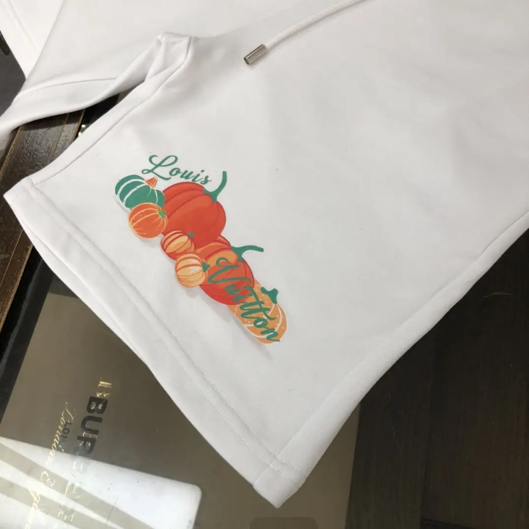 Louis Vuitton Summer Casual Shorts White Print - Image 7