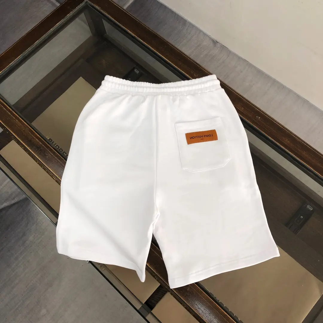 Louis Vuitton Summer Casual Shorts White Print - Image 10