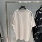 Replica Balenciaga T-Shirt Printed in Cream