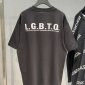 Replica Balenciaga T-Shirt LGBTQ Boxy in White