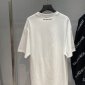 Replica Balenciaga T-Shirt Printed in White