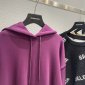 Replica Balenciaga Hoodie Logo Medium Fit in Purple