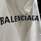 Replica Balenciaga Hoodie Logo Medium Fit in White