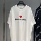 Replica Balenciaga T-Shirt Printed in White