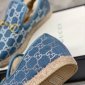 Replica Gucci Flat jacquard espadrille in Blue