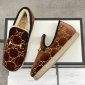 Replica Gucci Flat jacquard espadrille in Brown