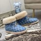 Replica Gucci Boot jacquard espadrille in Blue