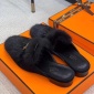 Replica Hermes Sandal Irving in Black