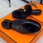 Replica Hermes Sandal Irving in Black