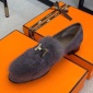 Replica Hermes Loafer Irving in Gray