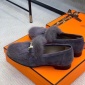 Replica Hermes Loafer Irving in Gray