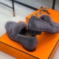 Replica Hermes Loafer Irving in Gray