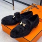 Replica Hermes Sandal Irving in Black