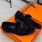 Replica Hermes Sandal Irving in Black