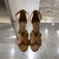 Replica Hermes Sandal Brisbane in Brown