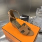 Replica Hermes Sandal Brisbane in Brown