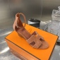 Replica Hermes Sandal Brisbane in Cream