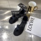 Replica Hermes Sandal Santorini in Black