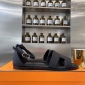 Replica Hermes Sandal Santorini in Black